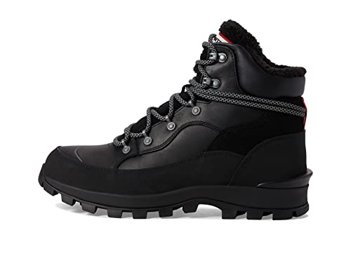 Hunter Explorer Leather Boot Black 12 M