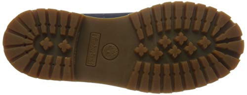 Timberland Unisex-Child 6 in Premium WP Boot Navy Nubuck