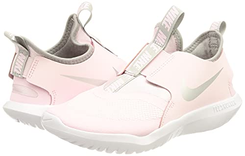 Nike Kids' Preschool Flex Runner Running Shoes, Pink Foam/Metallic Silver, 2 Toddler
