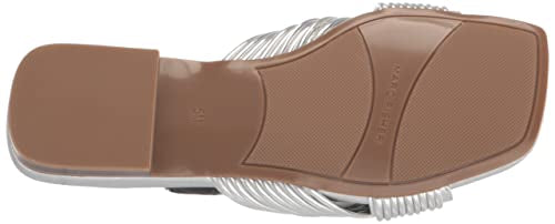 Marc Fisher Women's Laury Sandal, Silver 040, 6.5