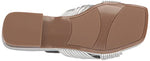 Marc Fisher Women's Laury Sandal, Silver 040, 6.5