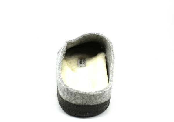 Birkenstock Unisex Zermatt Rivet Wool Felt Light Gray Sandals 10 W / 8 M US