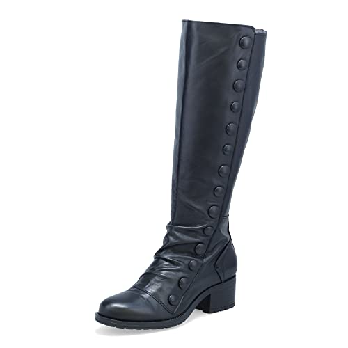 Miz Mooz Jovial Women's Button Boot Black