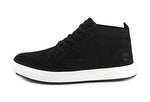 Timberland Davis Square Leather and Fabric Chukka Black Nubuck 9.5 D (M)