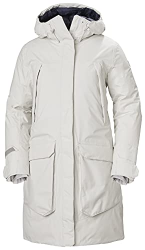Helly-Hansen Womens RWB Down Parka, 823 Nimbus Cloud, X-Small