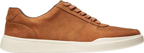 Cole Haan mens Grand Crosscourt Modern Perf Sneaker, British Tan, 10.5 US