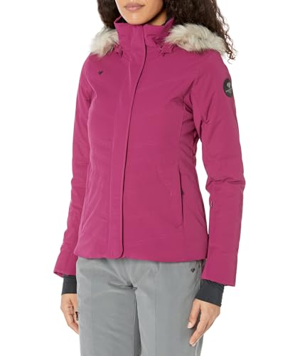 Obermeyer Tuscany Elite Jacket for Women - Fleece Chin Warmer, Interior Windguard, Comfortable and Cozy Winter Jacket Feel The Beet 4 One Size