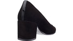 Margaux Women's Block Heel Black Pump Black Suede 40.5 (US 10)