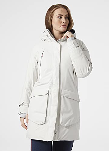 Helly-Hansen Womens RWB Down Parka, 823 Nimbus Cloud, X-Small