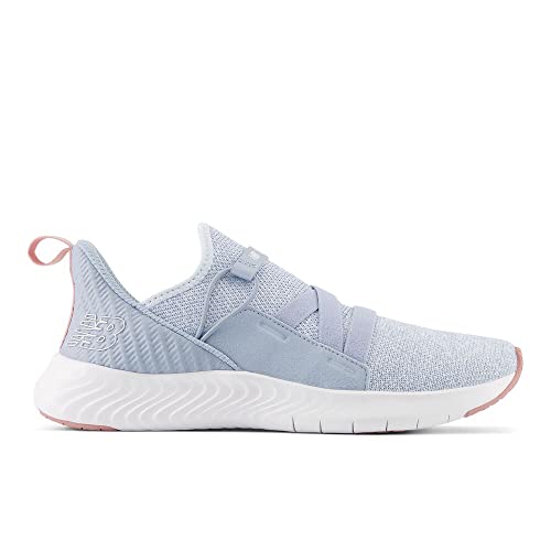 New Balance Women's DynaSoft Beaya V2 Slip-On Running Shoe, Ice Blue/Light Arctic Grey/Pink Moon, 5.5