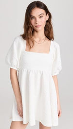 Free People Women's Violet Mini Dress, White, M