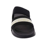 New Balance Women's 202 V2 Sandal, Black/White, 9