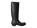 HUNTER womens Wellington Boots 11 Black (Matte)