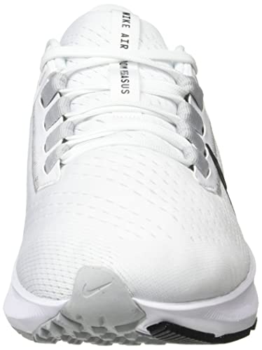 Nike Air Zoom Pegasus 38 Mens Running Trainers CW7356 Sneakers Shoes (UK 11.5 US 12.5 EU 47, White Black Pure Platinum 100)