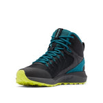 Columbia Women's Trail Mid Rise Trekking and Hiking Boots, Black Deep Wave, 6