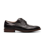Florsheim Men's Rubano Wingtip Oxford, Black, 10.5 Wide