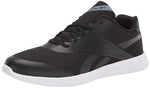 Reebok Men's Stridium Walking Shoe, Black/White/Blue Slate, 10