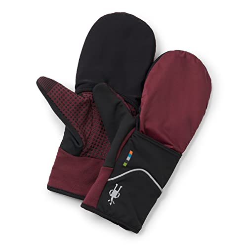 Smartwool Merino Sport Fleece Wind Mitten Black Cherry S