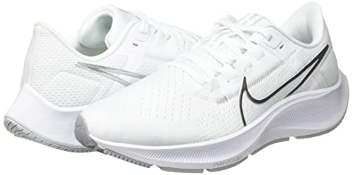 NIKE Women's Running Shoe, White MTLC Silver Pure Platinum Wolf Grey, 7