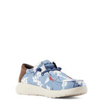 ARIAT Mens Hilo Western Aloha Red White and Blue Pareau Prin 9