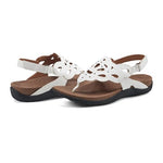 Rockport Women's Ridge Sling Sandal, White, 7.5 M US