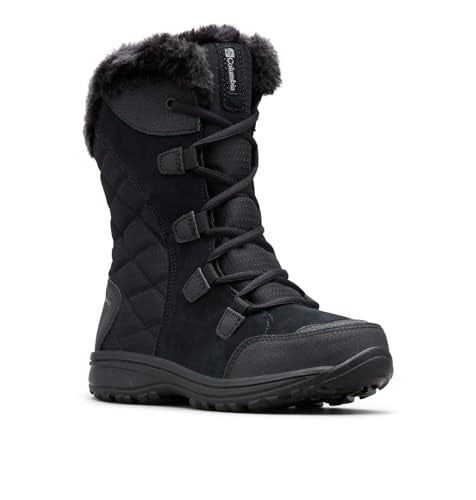 Columbia Womens Ice Maiden II, Black/Columbia Grey, 8.5