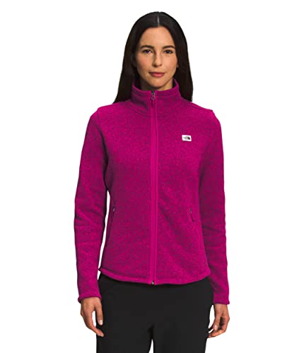 The North Face Women's Crescent Full Zip, Fuschia Pink Heather, Medium