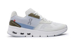 On Women's Cloudrift Sneakers, Ivory | Heather, White, Blue, 8 Medium US