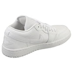 NIKE Air Jordan 1 Low Women's Shoes (DV0990-111, White/White-White) Size 10