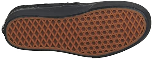 Vans Women's Asher Platform Slip-On Sneaker, Canvas Black Black, 10