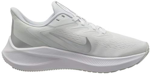 Nike Women's Running Shoe, Pure Platinum Metallic Silver White, 8