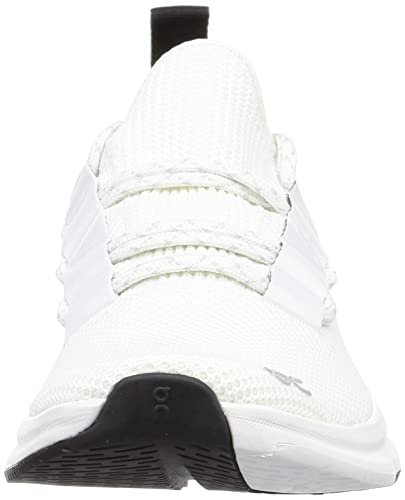 On Women's Cloudeasy Sneakers, Undyed-White | Black, 7.5 Medium US