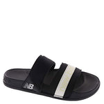 New Balance Women's 202 V2 Sandal, Black/White, 9