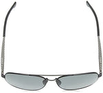 Hugo Boss 1032/F/S Matte Black/Gray Polarized Lens Aviator Men's Sunglasses, 62mm