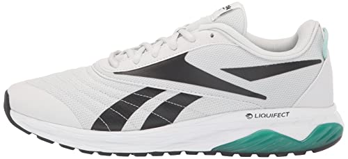Reebok Men's Liquifect 180 3.0 Running Shoe, Cold Grey/Black/Future Teal, 12 M