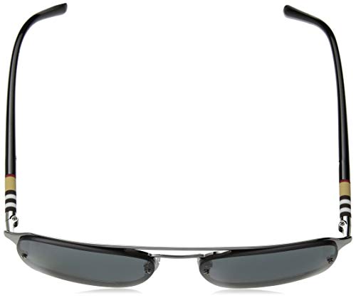 Burberry 0BE3095 Gunmetal/Dark Grey Polarized One Size