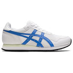 ASICS Women's Tiger Runner Shoes, 8.5, White/Periwinkle Blue