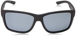 Smith Drake Matte Black/Platinum Polarized Rectangular Men's Sunglasses, 61mm