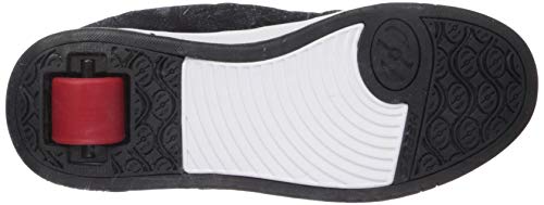 HEELYS Men's Little Kid Tennis Shoe, Black/Red, 13
