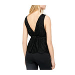 Free People Chante Lace Tank Top, Black S