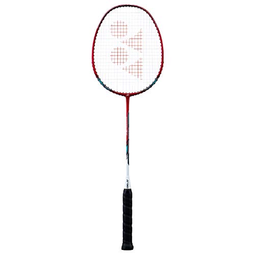 YONEX 2018 New Nanoray Ace Badminton Racket(with BG65 @ 24LB) (Red)