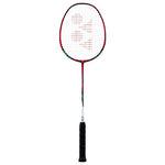 YONEX 2018 New Nanoray Ace Badminton Racket(with BG65 @ 24LB) (Red)