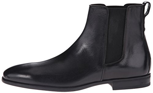 Aquatalia Men's Adrian Dress Calf Chelsea Boot, Black, 10.5M M US