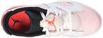 Jordan Girl's 6 Retro Low (Little Kid) White/Atmosphere/Infrared 23/Black 11 Little Kid M
