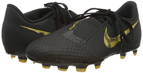 Nike Youth Phantom Venom Academy Firm Ground Soccer Cleats (1.5 Little Kid, Black/Gold)