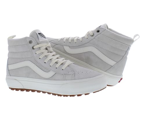 Vans Men's SK8-HI MTE Sneakers, Marshmallow/Marshmallow, Off White, Grey, 8.5 Medium US