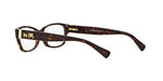 Coach HC6078 Prescription Eyewear Frames, Dark Tortoise/Demo Lens, 52 mm