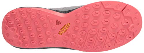 KEEN Women’s Tempo Flex Low Height Lightweight Waterproof Hiking Shoe, Dubarry/Black, 7 M (Medium) US