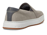 Timberland Maple Grove Leather Slip-On Shoes for Men - Textile Upper with Round Toe Design, Slip-On Style, Classy, and Chic Medium Grey Nubuck 13 D - Medium