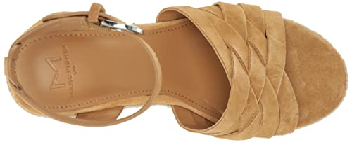 Marc Fisher LTD Women's OATEN Wedge Sandal, Medium Natural 101, 7